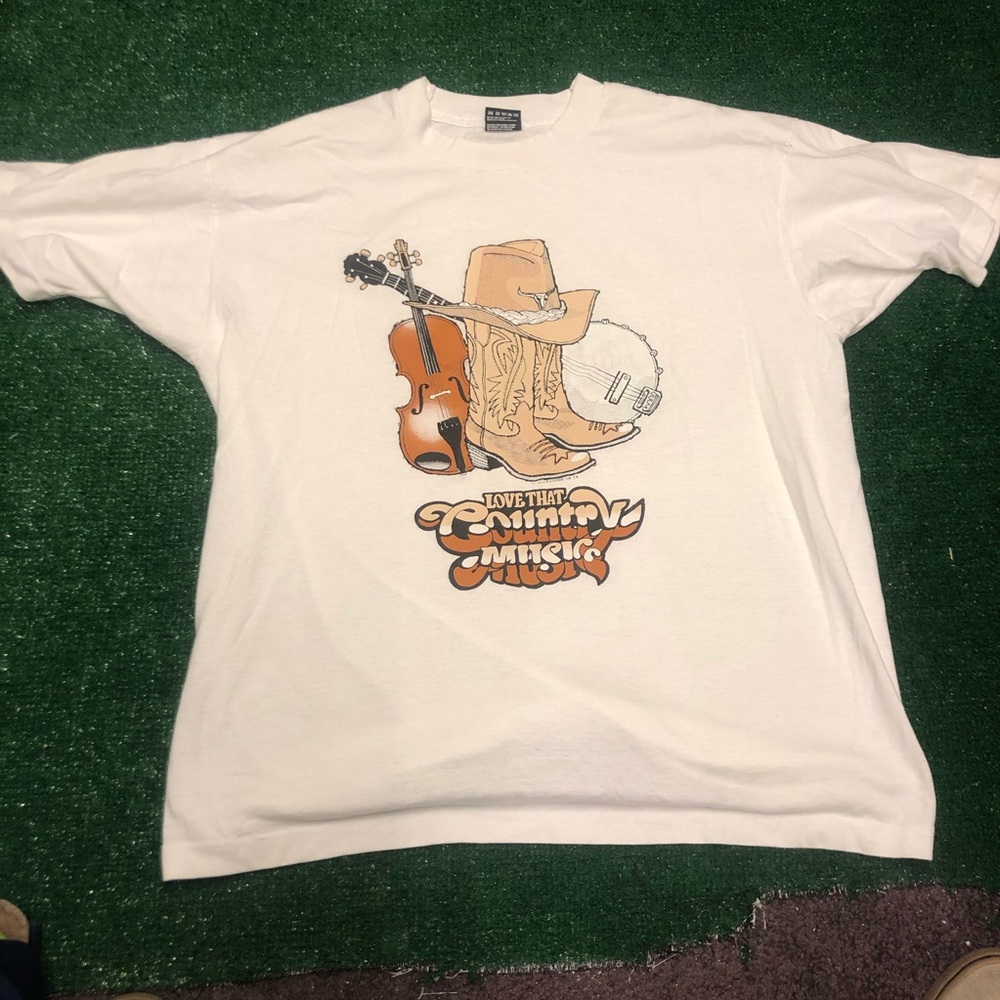 Single stitch fruit of the loom country music